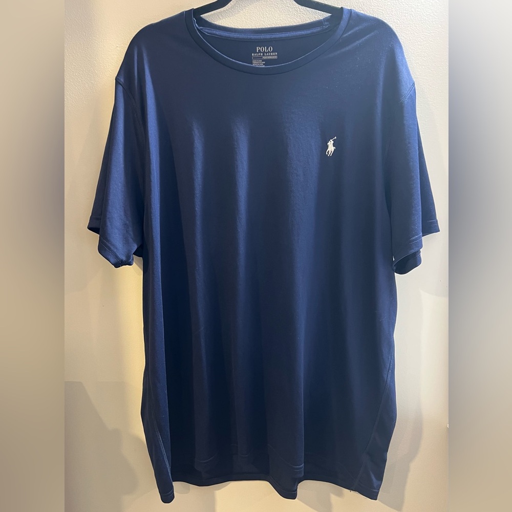 Polo Ralph Lauren Performance Navy Short Sleeve Crew Tee